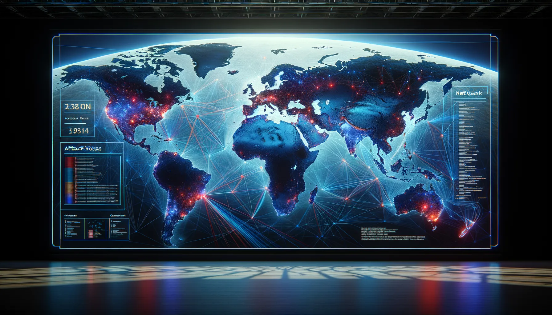 Graph showing a 245% surge in cybercrime activity since the Iran conflict escalated in February 2026
