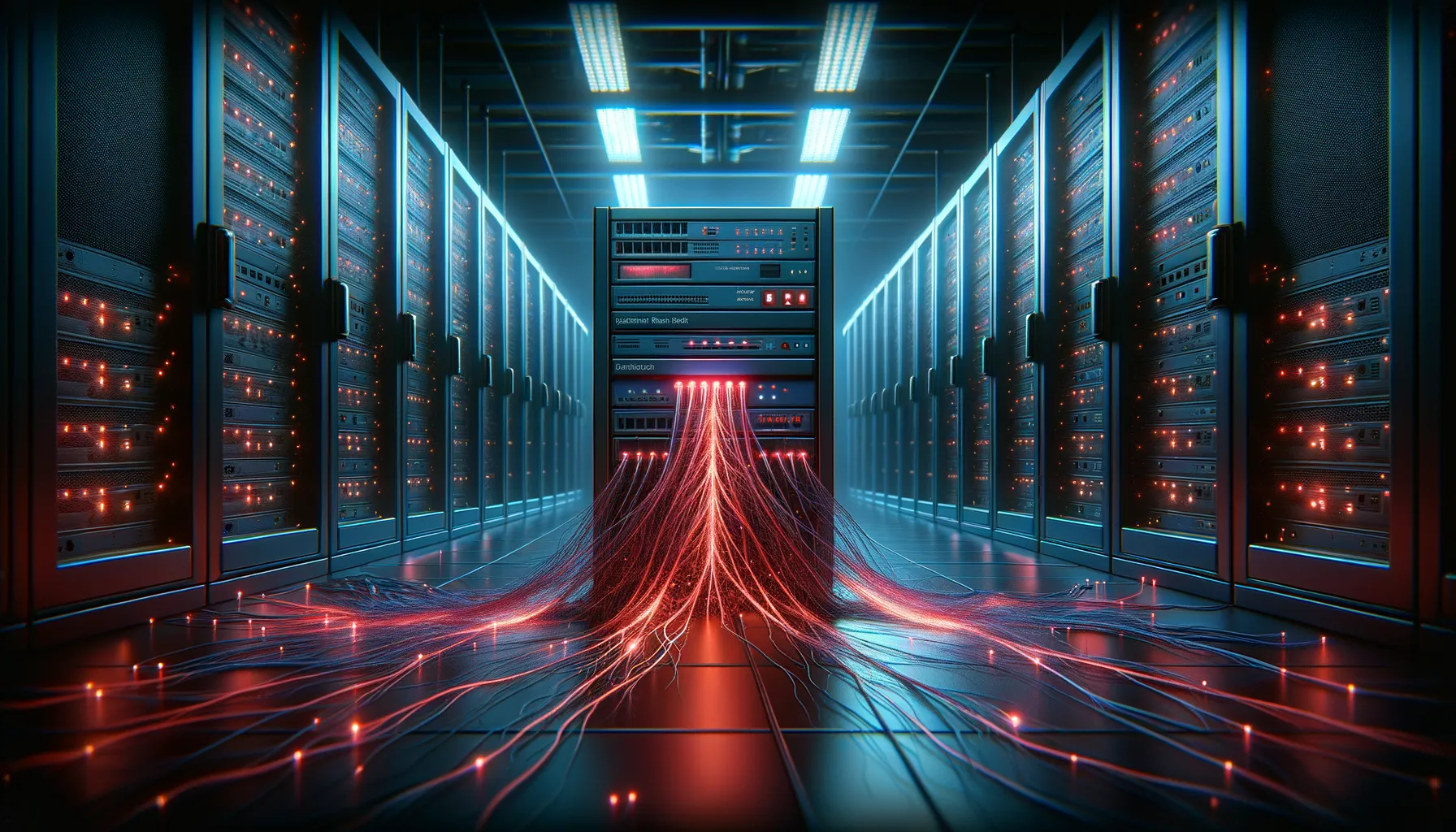 Network router with malicious traffic interception visualization