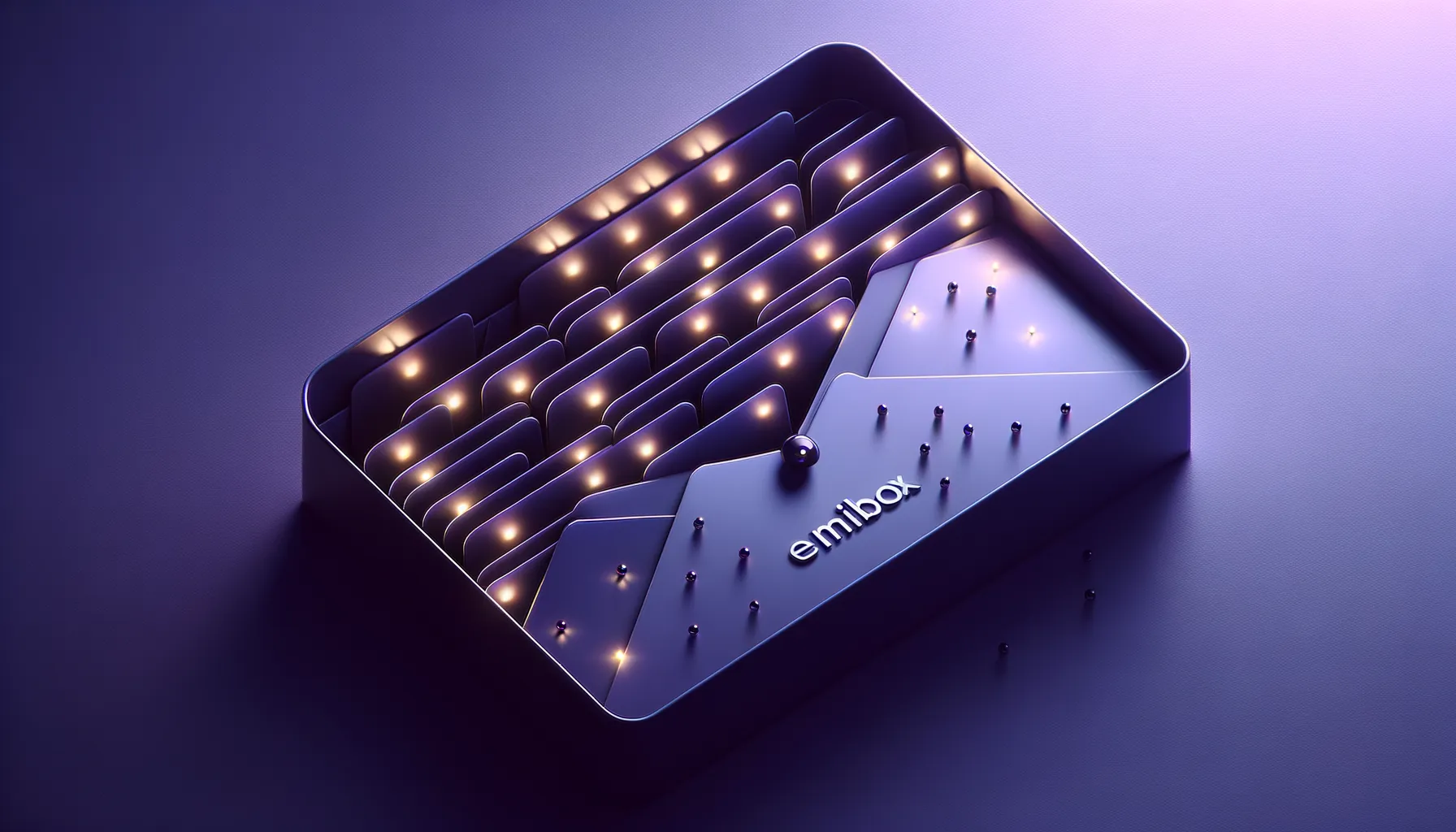 Email inbox with spy pixel tracking beacons showing surveillance