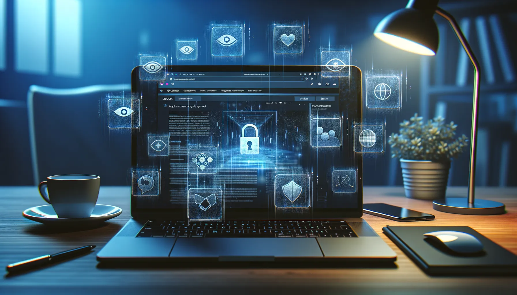 Visualization of hidden tracking scripts accessing user data on websites