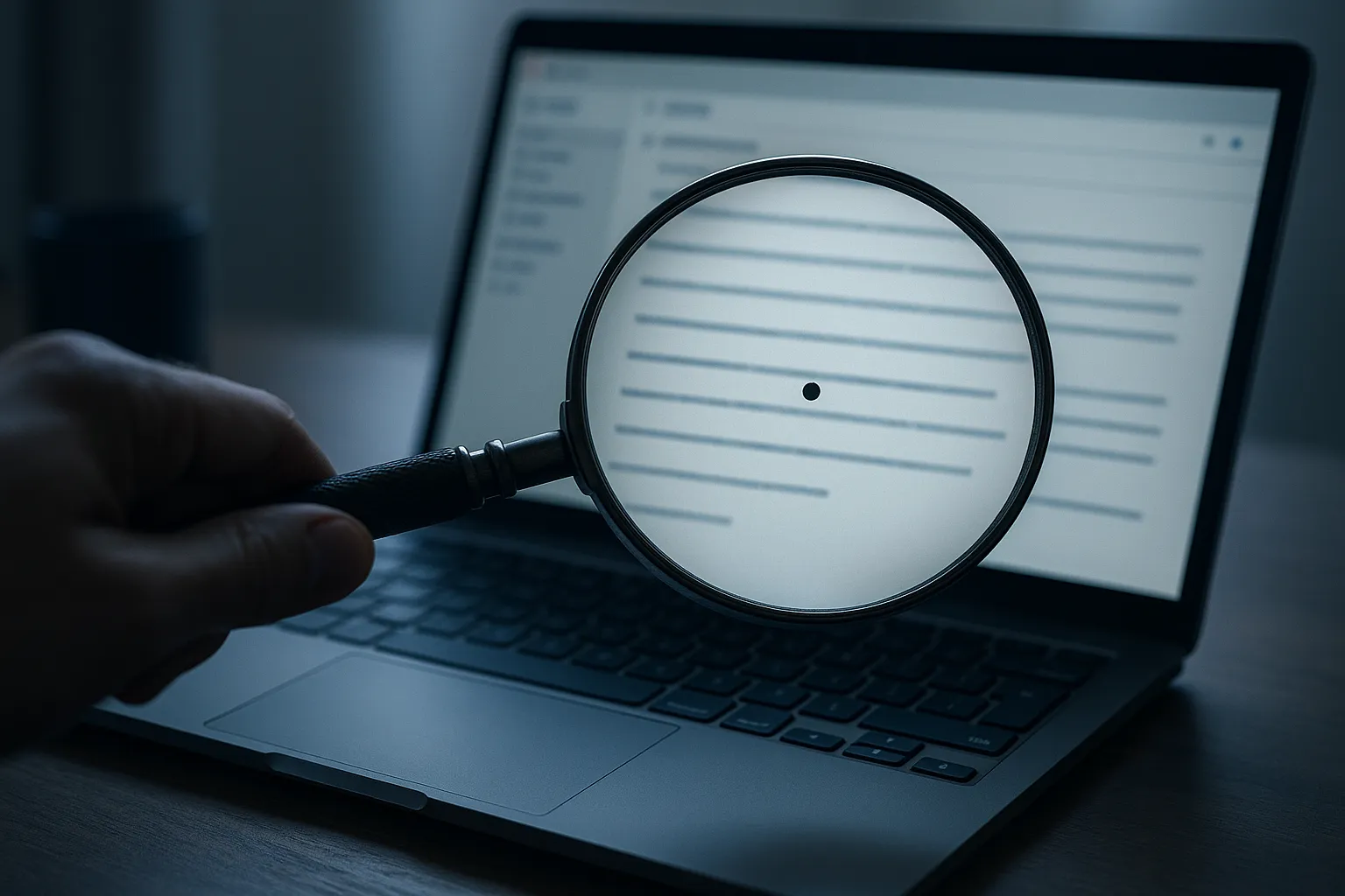 Email tracking software reporting an open back to a sender